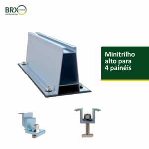 Kit Minitrilho Alto para 4 painéis