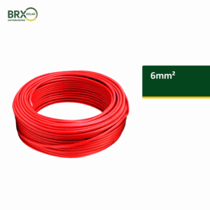 Cabo Solar Vermelho 6 mm²