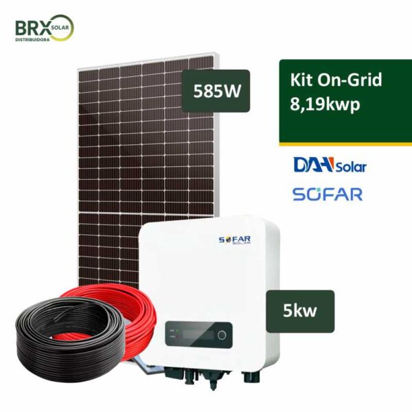 Kit OnGrid 8_19kwp