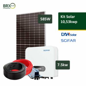 Kit solar gerador 10_53kwp